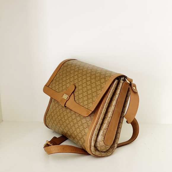 Céline Macadam Leather and Canvas Crossbody Bag - Picture 9 of 16